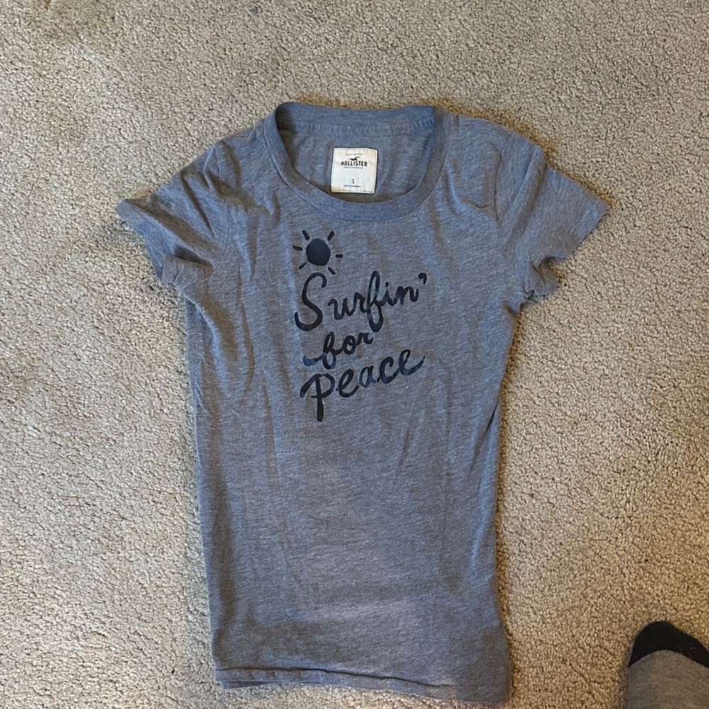 Hollister Blue Graphic Tee